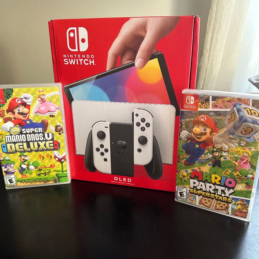 Nintendo Switch Bundle with 2 games, BRAND NEW